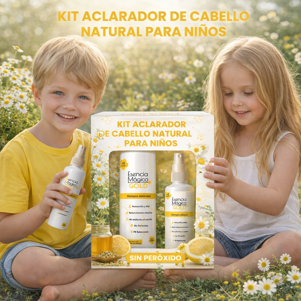 Kit Gold Esencia Aclaradora Kids